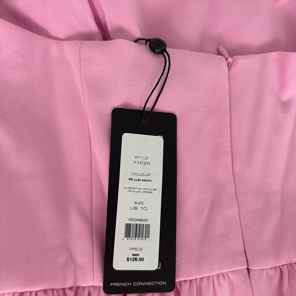 NWT FRENCH CONNECTION Whisper Strapless Peplum Dress PRICED TO SELL! - Picture 4 of 8